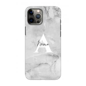 CaseCompany Ivory Marble: Volledig geprint iPhone 12 Pro Hoesje