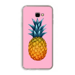 CaseCompany Grote ananas: Samsung Galaxy J4 Plus Transparant Hoesje