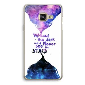 CaseCompany Stars quote: Samsung A3 (2017) Transparant Hoesje