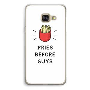 CaseCompany Fries before guys: Samsung A3 (2017) Transparant Hoesje
