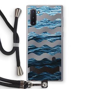 CaseCompany Oceaan: Samsung Galaxy Note 10 Transparant Hoesje met koord
