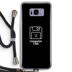 CaseCompany Hello: Samsung Galaxy S8 Transparant Hoesje met koord