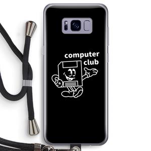 CaseCompany Floppyhead: Samsung Galaxy S8 Transparant Hoesje met koord