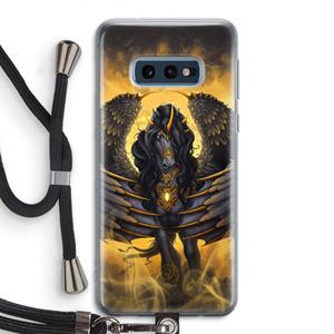 CaseCompany Pegasus: Samsung Galaxy S10e Transparant Hoesje met koord