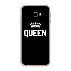 CaseCompany Queen zwart: Samsung Galaxy J4 Plus Transparant Hoesje