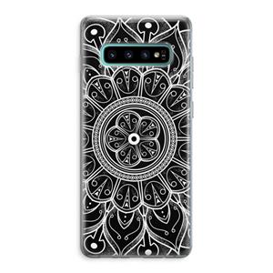 CaseCompany Roses Are Red: Samsung Galaxy S10 Plus Transparant Hoesje