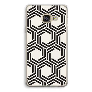CaseCompany Geometrisch patroon: Samsung A3 (2017) Transparant Hoesje