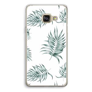 CaseCompany Simple leaves: Samsung A3 (2017) Transparant Hoesje