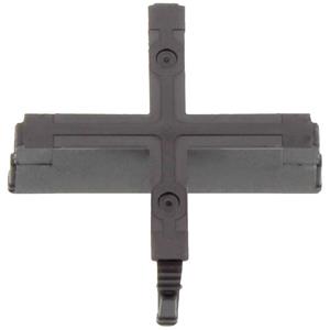 CONTA-CLIP KDS-Inlay 4 BK Kabeldoorvoering Polyamide 6.6 Zwart 5 stuk(s)