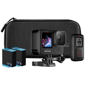 GoPro HERO9 Black Accessory Hard Bundle Actioncam 5K, GPS, Waterdicht, Schokbestendig, Stereo Sound, Touchscreen, WiFi