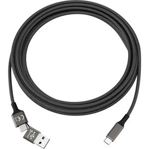 Smrter USB-kabel USB 2.0 USB-C stekker, USB-C stekker 1 m _SPEEDY_C_BK
