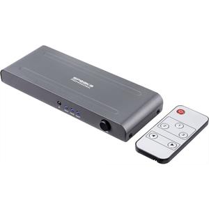 speakaprofessional SpeaKa Professional SP-HSW-230 3+1 Port HDMI-Switch Ultra HD-fähig 3840 x 2160 Pixel