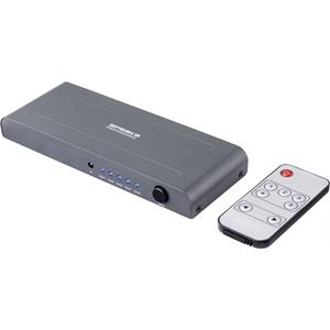 speakaprofessional SpeaKa Professional SP-HSW-250 5 poorten HDMI-switch Ultra HD-geschikt 3840 x 2160 Pixel