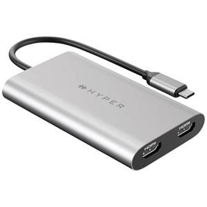 HYPER USB-C Adapter [1x USB-C - 2x HDMI] HDM1-GL