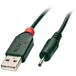 LINDY USB-Kabel USB 2.0 USB-A Stecker, DC Stecker 2,5mm 1.5m Schwarz 70265