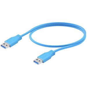 Weidmüller USB-Kabel USB-A Stecker 1.8m Blau PVC-Mantel 2581730018