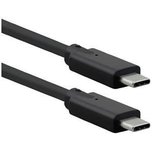Roline USB-kabel USB 3.2 Gen2x2 USB-C stekker, USB-C stekker 0.50 m Zwart Afgeschermd 11.02.9070