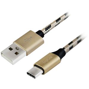 LogiLink Daten- & Ladekabel, USB-A - USB-C Stecker, 1,0 m