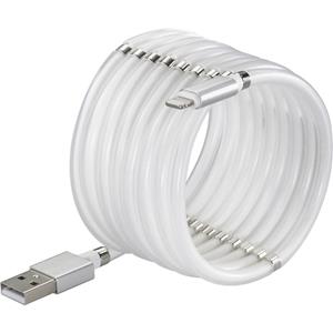 Renkforce USB-Kabel USB 2.0 USB-C™ Stecker, Apple Lightning Stecker 1.00m Weiß TO-6897012