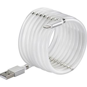 Renkforce USB-Kabel USB 2.0 USB-C™ Stecker, Apple Lightning Stecker 2.00m Weiß TO-6897015