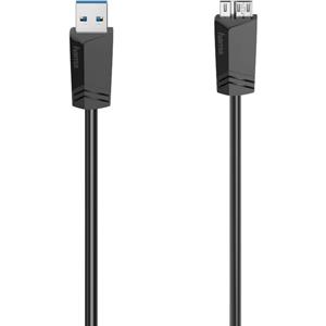 Hama USB-Kabel USB 3.2 Gen1 (USB 3.0 / USB 3.1 Gen1) USB-A Stecker, USB-Micro-B 3.0 Stecker 1.50m Sc
