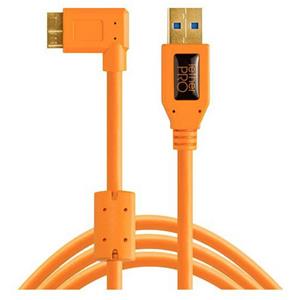 Tether Tools USB-kabel USB-micro-B 3.0 stekker, USB-B bus 4.60 m Oranje CU61RT15-ORG