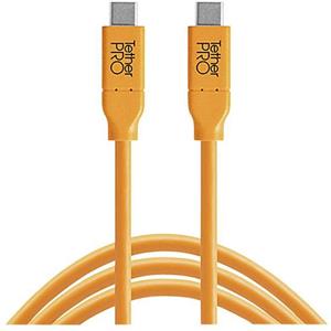 tethertools Tether Tools USB-Kabel USB-C™ Stecker, USB-C™ Stecker 4.60m Orange CUC15-ORG