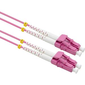 VALUE F.O. Kabel 50/125µm OM4, LC/LC, low-Loss connector , violet, 5 m