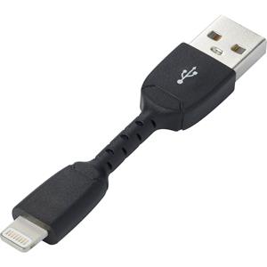 Renkforce USB-Kabel USB 2.0 USB-A Stecker, Apple Lightning Stecker 0.05m Schwarz RF-4260168