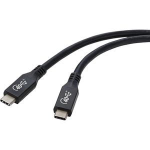 Renkforce USB-Kabel USB4™ USB-C™ Stecker 0.80m Schwarz Aluminium-Stecker RF-4870098