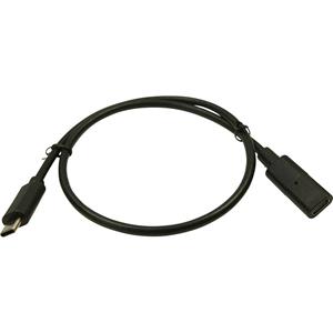 Cliff USB-Kabel USB-C™ Buchse, USB-C™ Stecker 0.5m Schwarz FCR72001