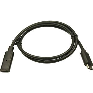 Cliff USB-Kabel USB-C™ Buchse, USB-C™ Stecker 0.75m Schwarz FCR72002
