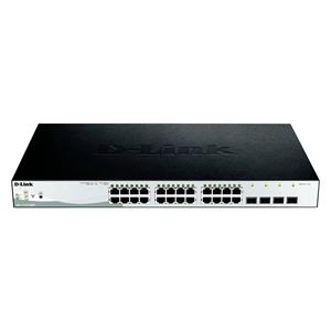 D-Link DGS-1210-28MP/E Netwerk switch RJ45/SFP 24 + 4 poorten 56 GBit/s PoE-functie