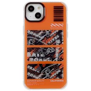 Mutural Camouflage Series iPhone 14 Hybrid Case - Oranje