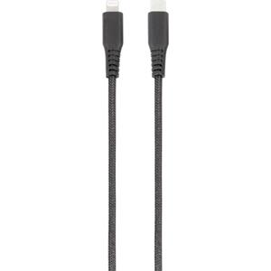 Vivanco LongLife USB-C>Lightning (1,5m) Datenkabel schwarz