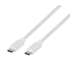 Vivanco USB-kabel USB-C stekker, USB-C stekker 1.00 m Wit 63088
