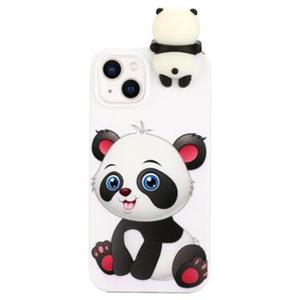 3D Figure-serie iPhone 14 TPU Hoesje - Schattige Panda