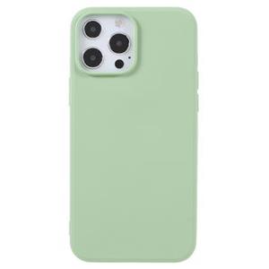 X-Level iPhone 14 Pro Vloeibaar Siliconen Hoesje - Groen