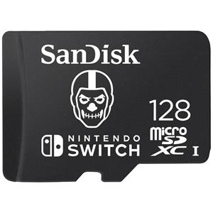 SanDisk microSDXC Extr 128GB (U3/UHS-I/CL.10/R100/W60) Fortnite, Skull Trooper microSDXC-kaart 128 GB UHS-I