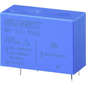 GoodSky MI-SS-106L Printrelais 12 V/DC 10 A 1x wisselcontact 1 stuk(s)