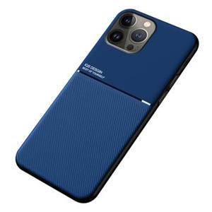 IQS Design iPhone 14 Pro Max Hybride Hoesje - Blauw