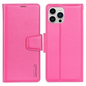 Hanman Mill iPhone 14 Pro Max Portemonnee Hoesje - Hot Pink