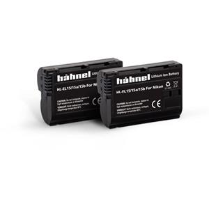 Hähnel Fototechnik HL-EL15HPa/b, 2er Camera-accu Vervangt originele accu EN-EL15 7 V 1650 mAh