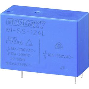 GoodSky MI-SS-124L Printrelais 24 V/DC 10A 1 Wechsler Tube