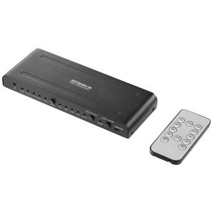 SpeaKa Professional SP-HDA-550 4 poorten HDMI-switch ARC (Audio Return Channel) 4096 x 2160 Pixel