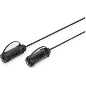 Digitus HDMI Aansluitkabel HDMI-A stekker 20 m Zwart AK-330130-200-S Vergulde steekcontacten HDMI-kabel