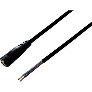 BKL Electronic Laagspannings-aansluitkabel Laagspanningsbus - Open kabeleinde 5.5 mm 2.1 mm 2.50 m 1 stuk(s)