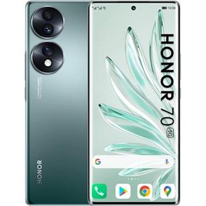 Honor 70 5G 128 GB / 8 GB - Smartphone - emerald green Smartphone (6,7 Zoll, 128 GB Speicherplatz)