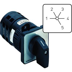 Sälzer M220-61051-219M1 Nockenschalter 20A 2 x 60° Grau, Schwarz 1St.