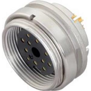 Binder 09 0198 80 24 Flanschdose Buchse, gerade, Flanschbuchse Serie (Rundsteckverbinder): 680 Gesam